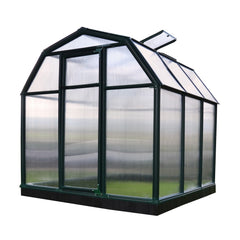 Palram - Canopia | EcoGrow Greenhouse Kit - 6 Ft Wide - Green With 6mm Twin-wall Polycarbonate Glazing