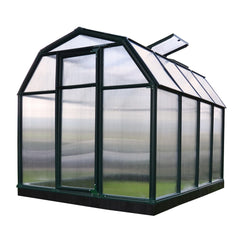 Palram - Canopia | EcoGrow Greenhouse Kit - 6 Ft Wide - Green With 6mm Twin-wall Polycarbonate Glazing