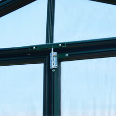 Palram - Canopia | Hobby Gardener Greenhouse Kit - 8 Ft Wide - Green With 6mm Twin-wall Polycarbonate Glazing