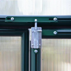 Palram - Canopia | Hobby Gardener Greenhouse Kit - 8 Ft Wide - Green With 6mm Twin-wall Polycarbonate Glazing