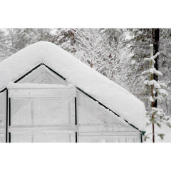 Palram - Canopia | Hybrid Greenhouse Kit - Silver With 0.8mm Polycarbonate Glazing