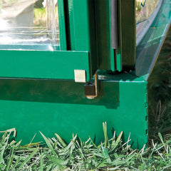 Palram - Canopia | 6X8 ft Hybrid Greenhouse Kit - Green With 0.8mm Polycarbonate Glazing