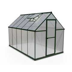 Palram - Canopia | Mythos Greenhouse Kit - 6 Ft Wide - Green With 4mm Twin-wall Polycarbonate Glazing