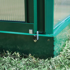 Palram - Canopia | Mythos Greenhouse Kit - 6 Ft Wide - Silver With 4mm Twin-wall Polycarbonate Glazing