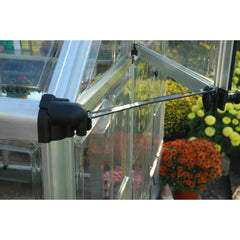 Palram - Canopia | Snap & Grow Greenhouse Kit - 6ft Wide - Silver With 0.8mm Polycarbonate Glazing