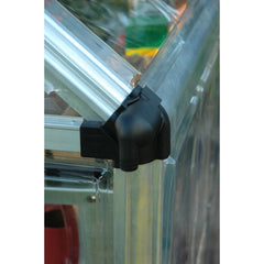 Palram - Canopia | Snap & Grow Greenhouse Kit - 6ft Wide - Silver With 0.8mm Polycarbonate Glazing