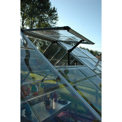 Palram - Canopia | Snap & Grow Greenhouse Kit - 6ft Wide - Silver With 0.8mm Polycarbonate Glazing