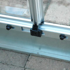 Palram - Canopia | Snap & Grow Greenhouse Kit - 6ft Wide - Silver With 0.8mm Polycarbonate Glazing