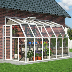 Palram - Canopia | Sun Room Six Sunroom Enclosure, Lean To Greenhouse Kit