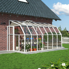 Palram - Canopia | Sun Room Six Sunroom Enclosure, Lean To Greenhouse Kit