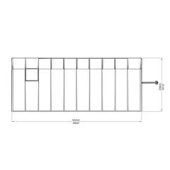 Palram - Canopia | Sun Room Eight Sunroom Enclosure, Lean To Greenhouse Kit