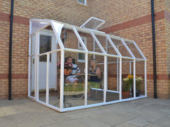 Palram - Canopia | Sun Room Six Sunroom Enclosure, Lean To Greenhouse Kit